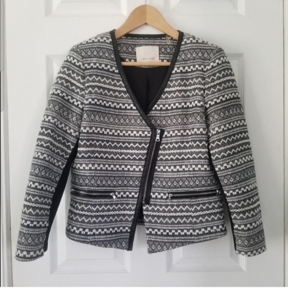 Rebecca Taylor Fancy Femme Tweed Jacket